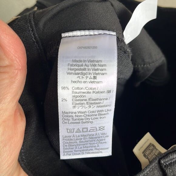 Madewell Kickout Full Length Jeans‎ Womens Size 23 Black - Picture 8 of 8